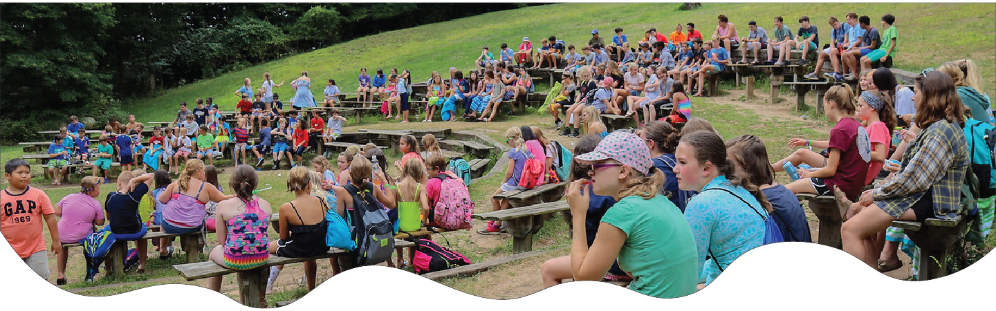kids at campfire photo